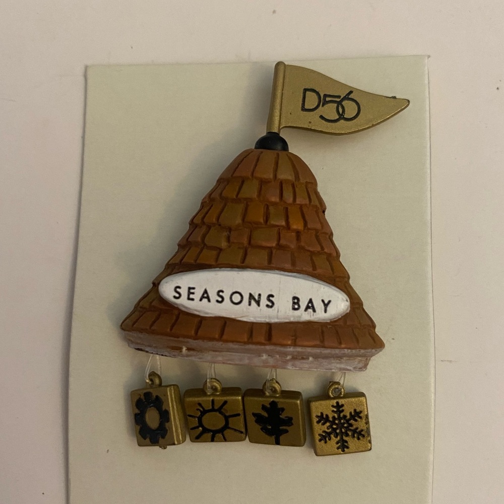 Department 56 Seasons Bay Pin